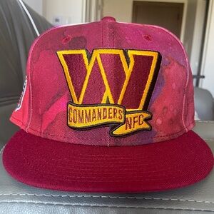 NWOT Never Worn NFL Washington Commanders NFC Red/White Hat